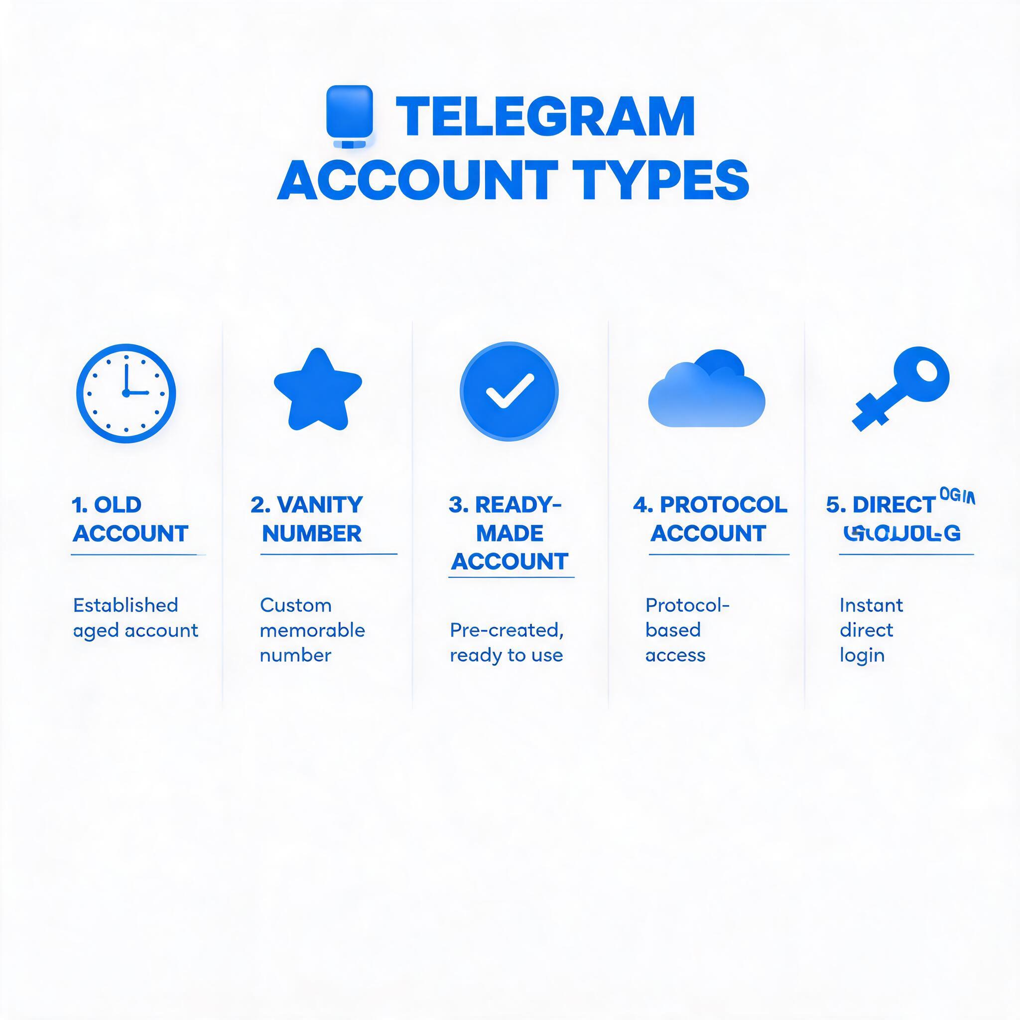 Telegram 账号术语全解：老号、靓号、成品号、协议号、直登号