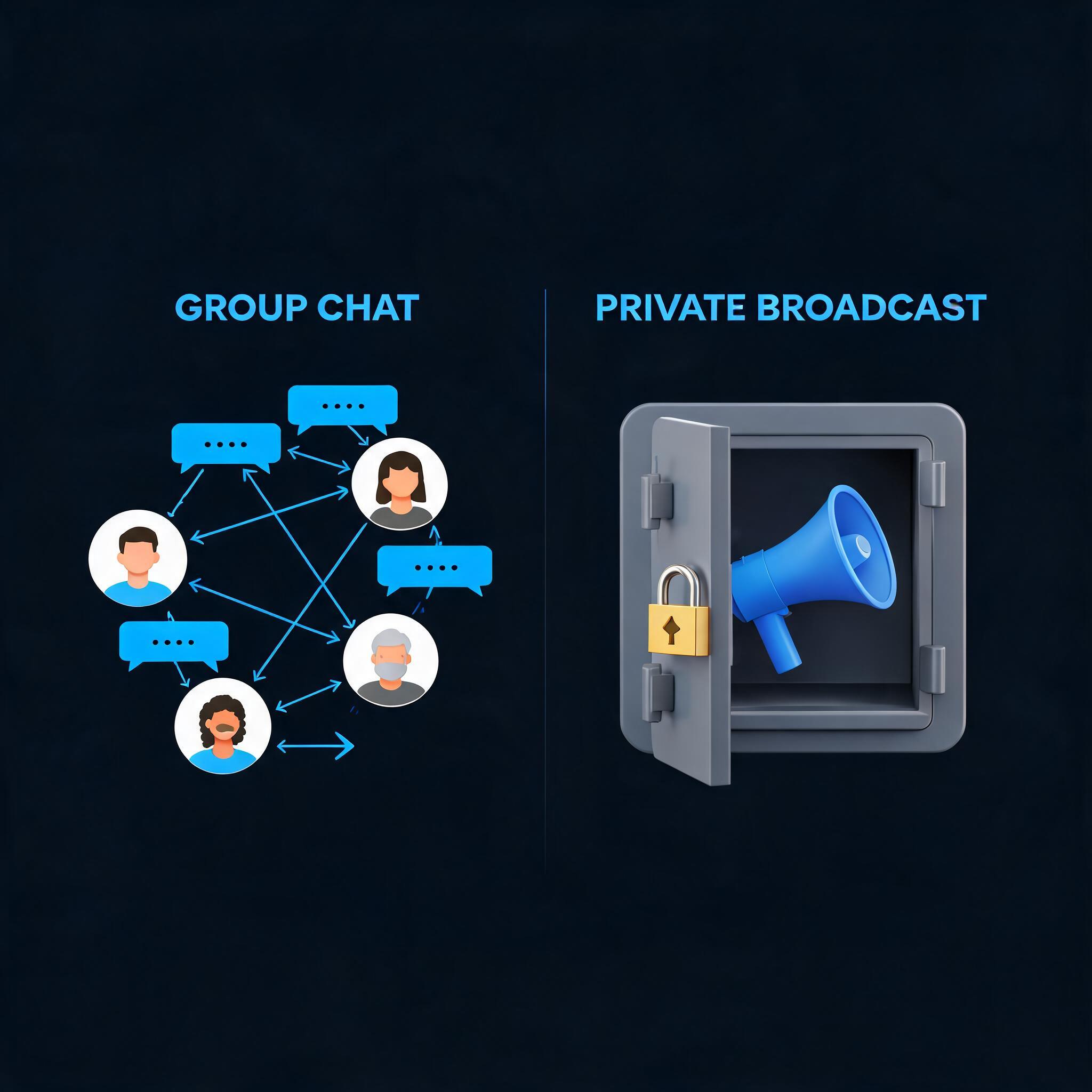 Diferencias esenciales entre grupos, canales y canales privados de Telegram