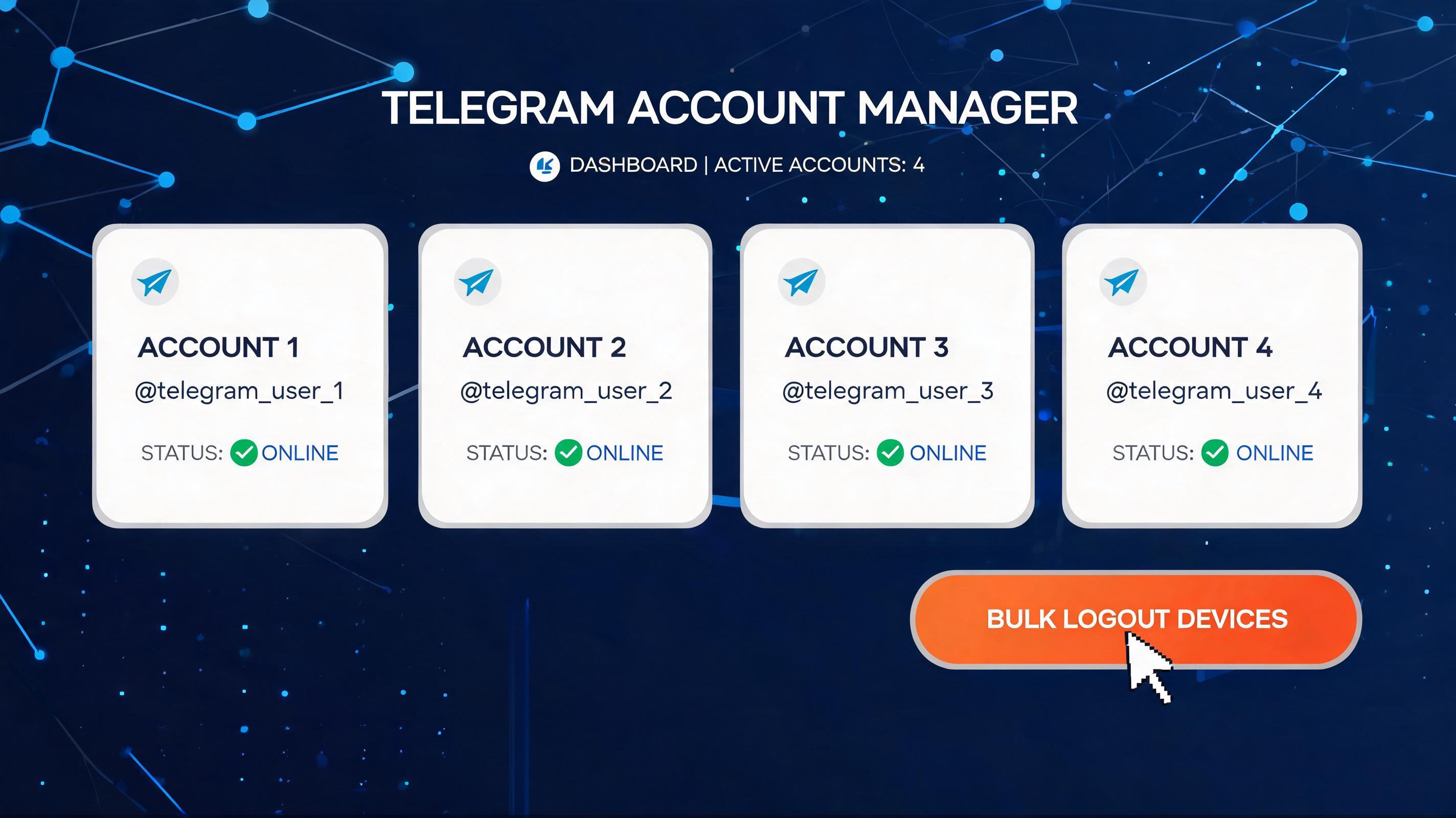How to Bulk Log Out Telegram Devices with Telemmx